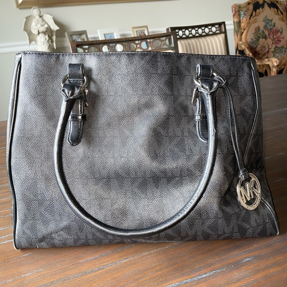 Michael Kors Black Leather Purse